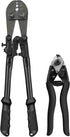 TooTaci Wire Rope Crimping Tool Kit, Include Cable Crimping Tool and Wire Rope Cutter, 14 in Wire Rope Swaging Tool for Crimping Loop sleeve from 1/16-inch to 1/8-inch